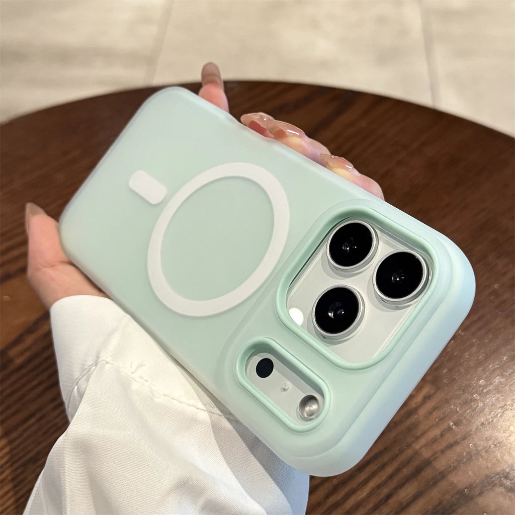 For Magsafe Magnetic Wireless Charging Silicone Jelly Colorful Case For iPhone 17 16 15 14 13 12 Pro Max 11 17 Protection Cover