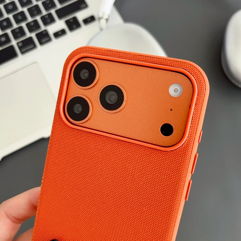 Magnetic Tech Woven Case For iPhone 17 Air 16 15 14 13 Pro Max TechWoven For Magsafe Wireless Charging Shockproof Cover