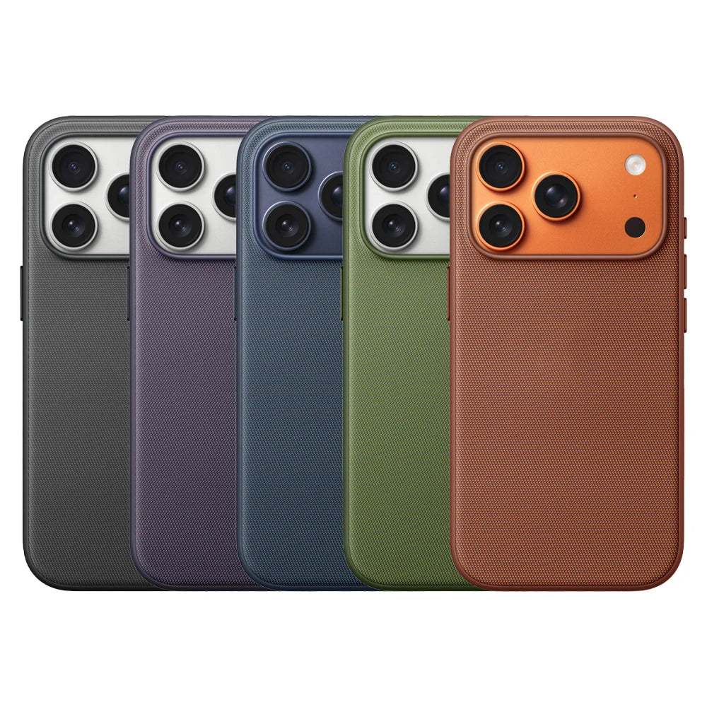 Magnetic Tech Woven Case For iPhone 17 Air 16 15 14 13 Pro Max TechWoven For Magsafe Wireless Charging Shockproof Cover