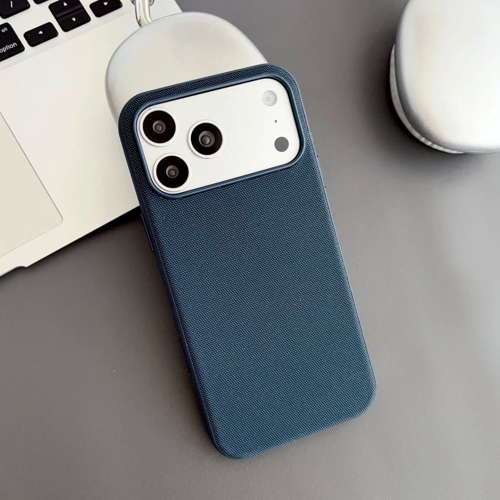 Magnetic Tech Woven Case For iPhone 17 Air 16 15 14 13 Pro Max TechWoven For Magsafe Wireless Charging Shockproof Cover
