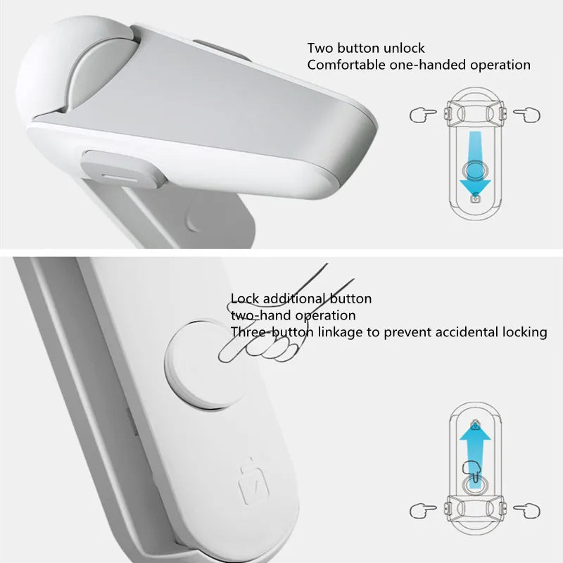 Child safety door handle lock Pet room door handle lock protection Baby door handle lock Easy to install and use