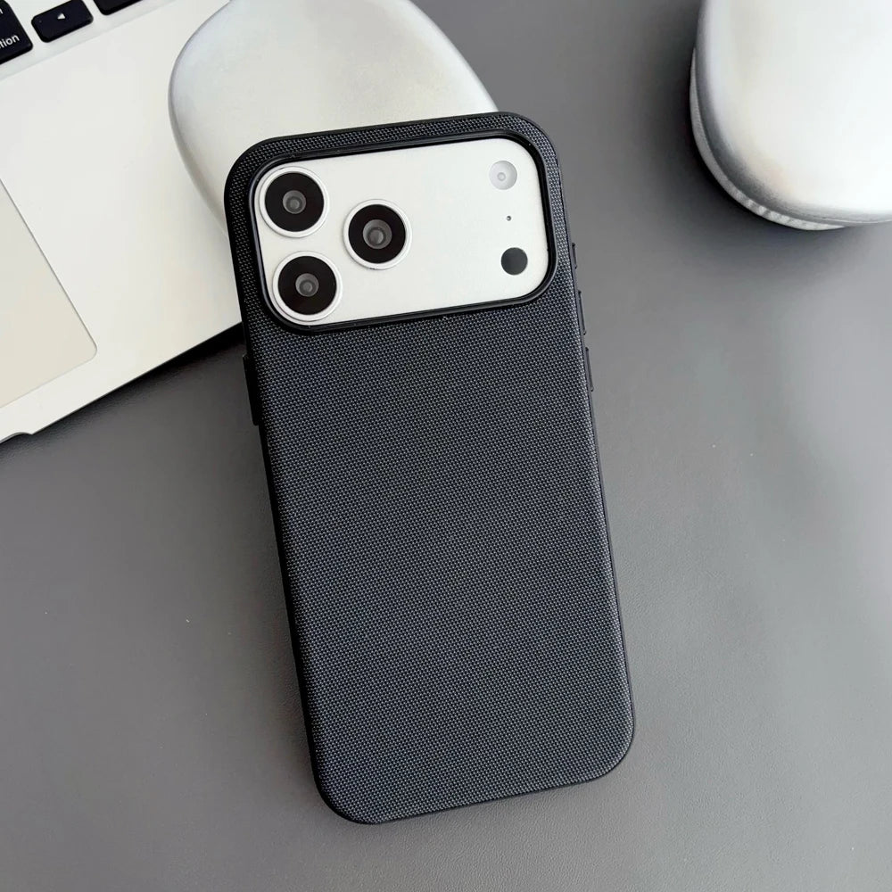 Magnetic Tech Woven Case For iPhone 17 Air 16 15 14 13 Pro Max TechWoven For Magsafe Wireless Charging Shockproof Cover