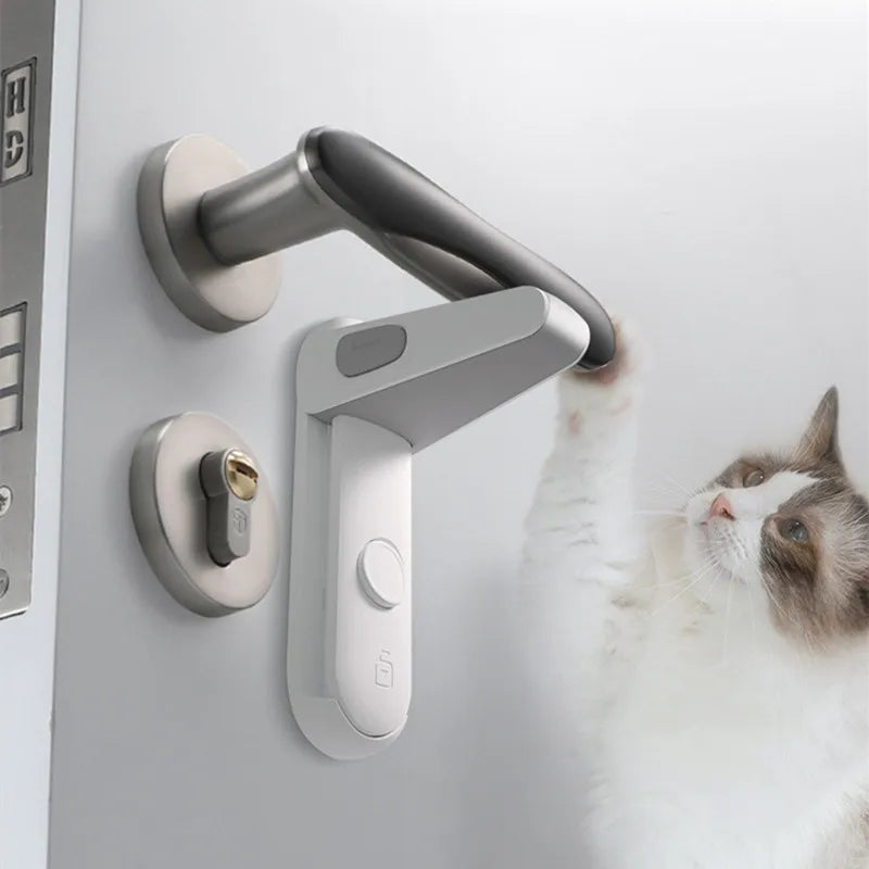 Child safety door handle lock Pet room door handle lock protection Baby door handle lock Easy to install and use
